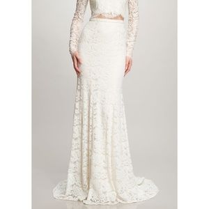 Theia Ines Corded Lace Mermaid Bridal Skirt!